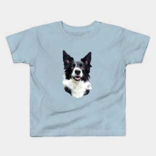 Border Collie Cute Puppy Dog Kids T-Shirt